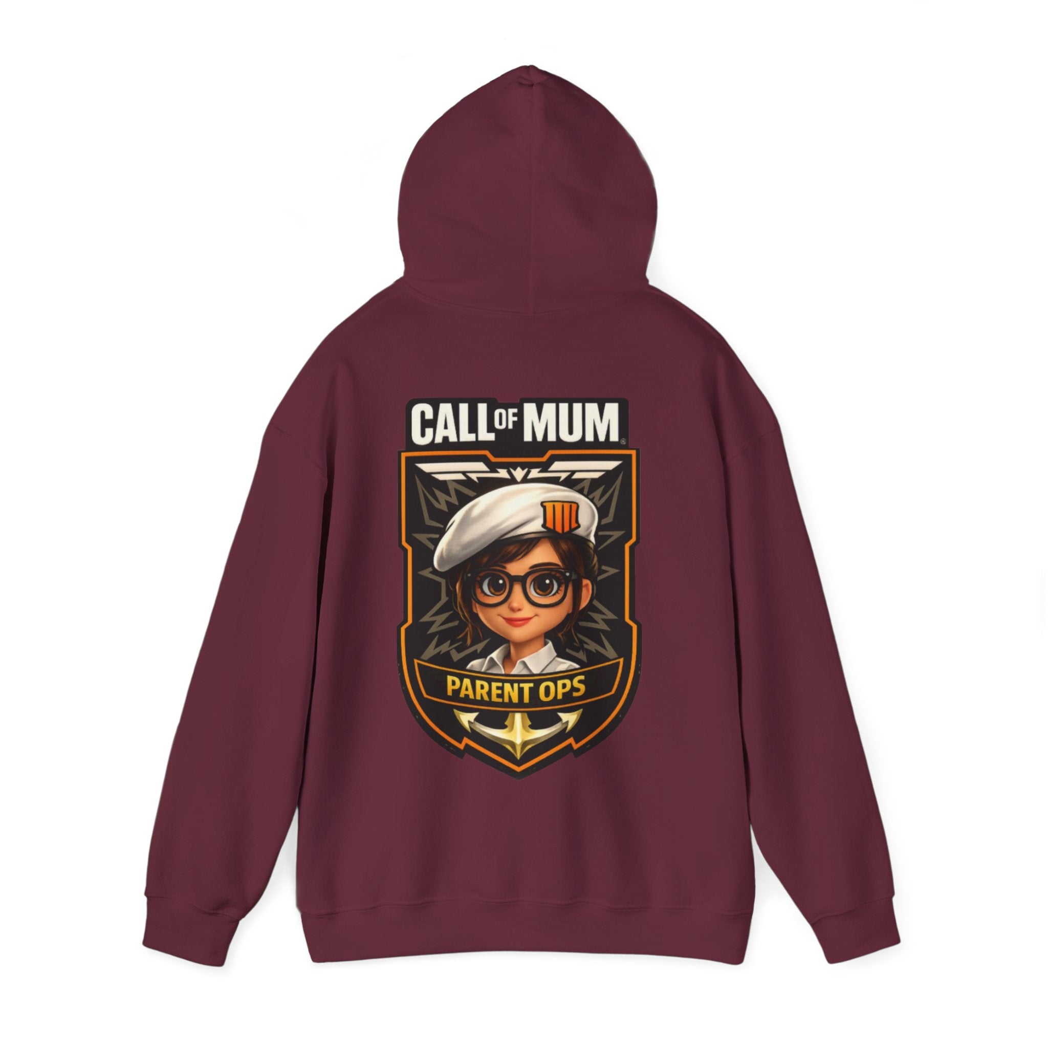 Adult Hoodie - "Call Mom" Parent Ops Gaming Mom Graphic Hoodie