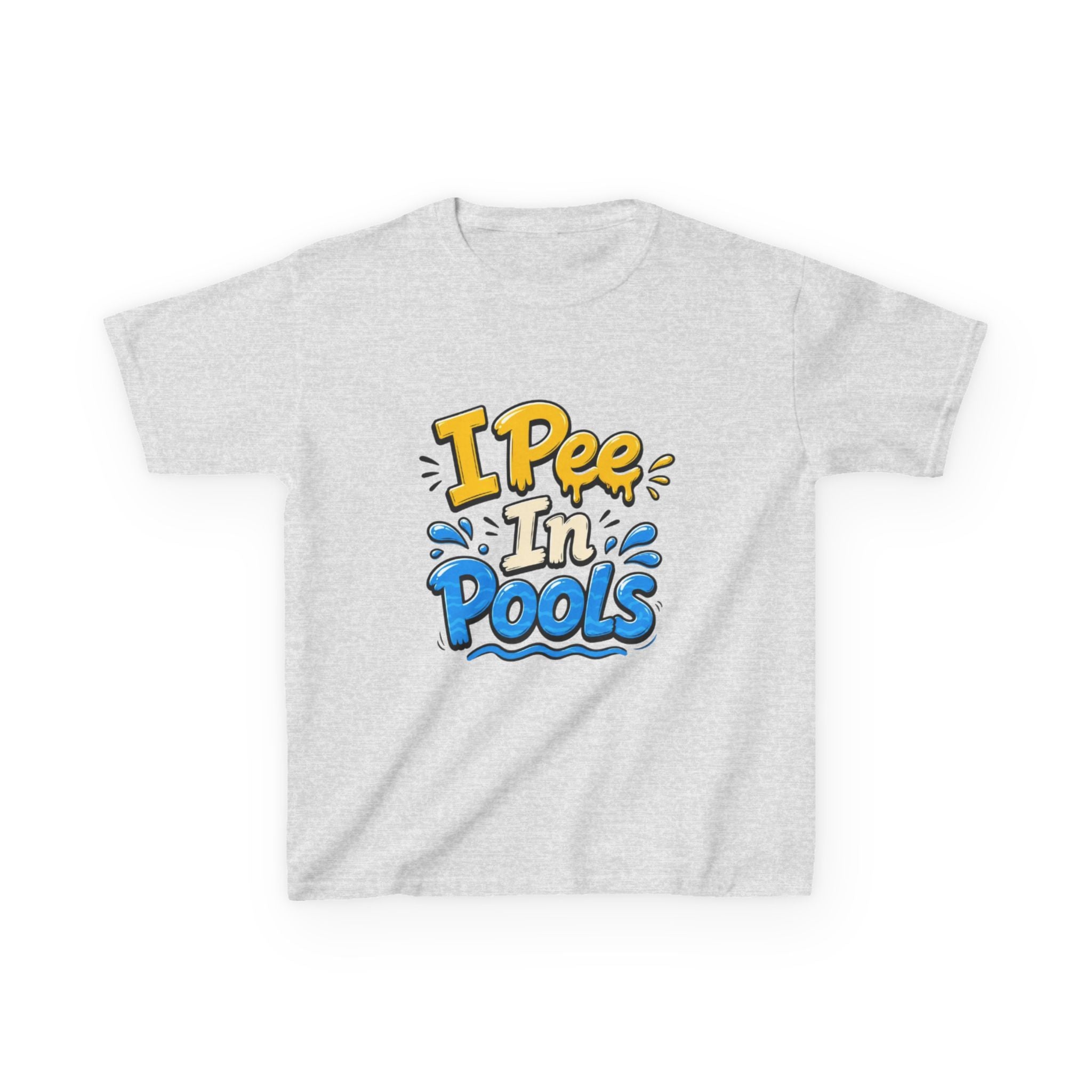 Kids Tee — "I Pee In Pools" Funny Summer Swim Shirt