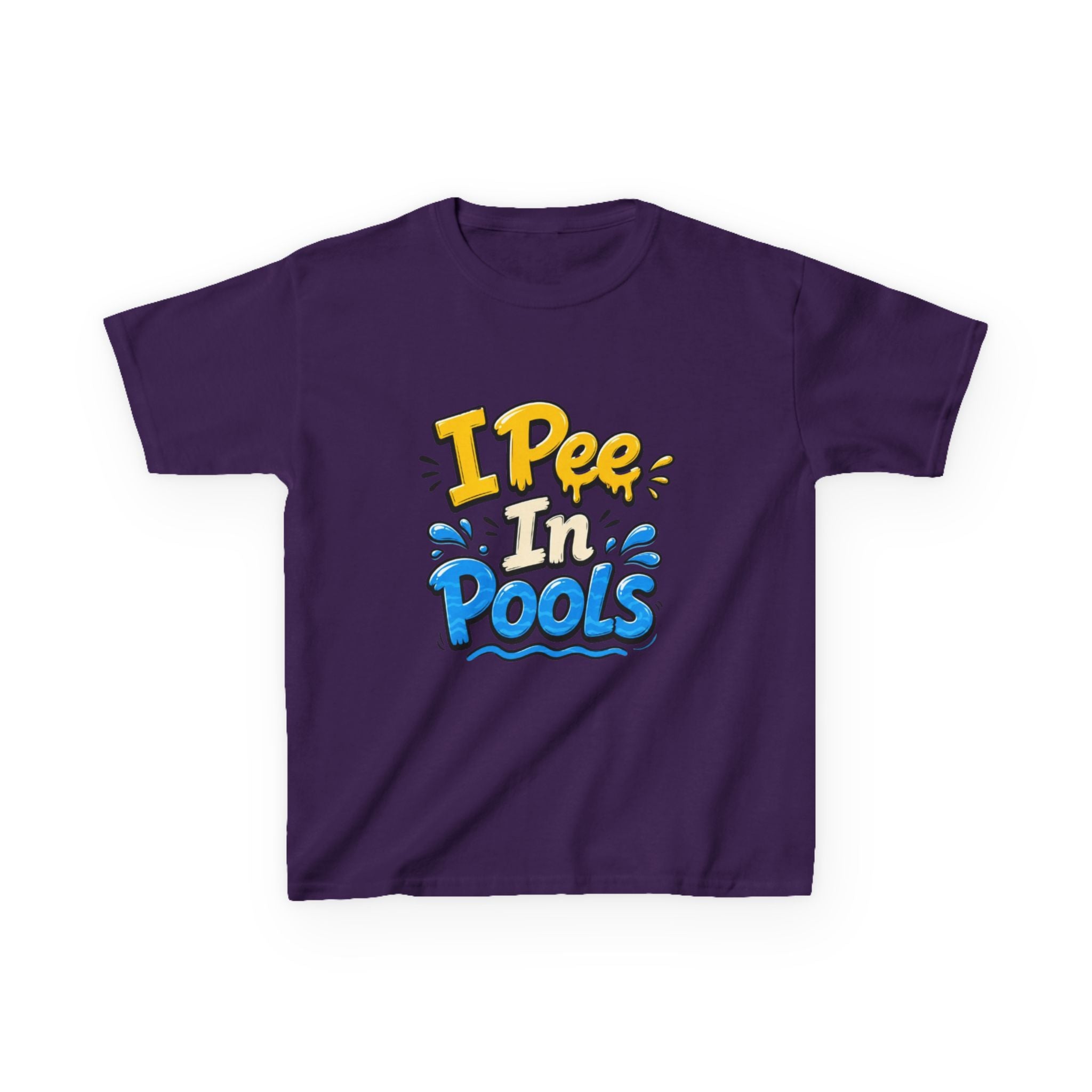 Kids Tee — "I Pee In Pools" Funny Summer Swim Shirt