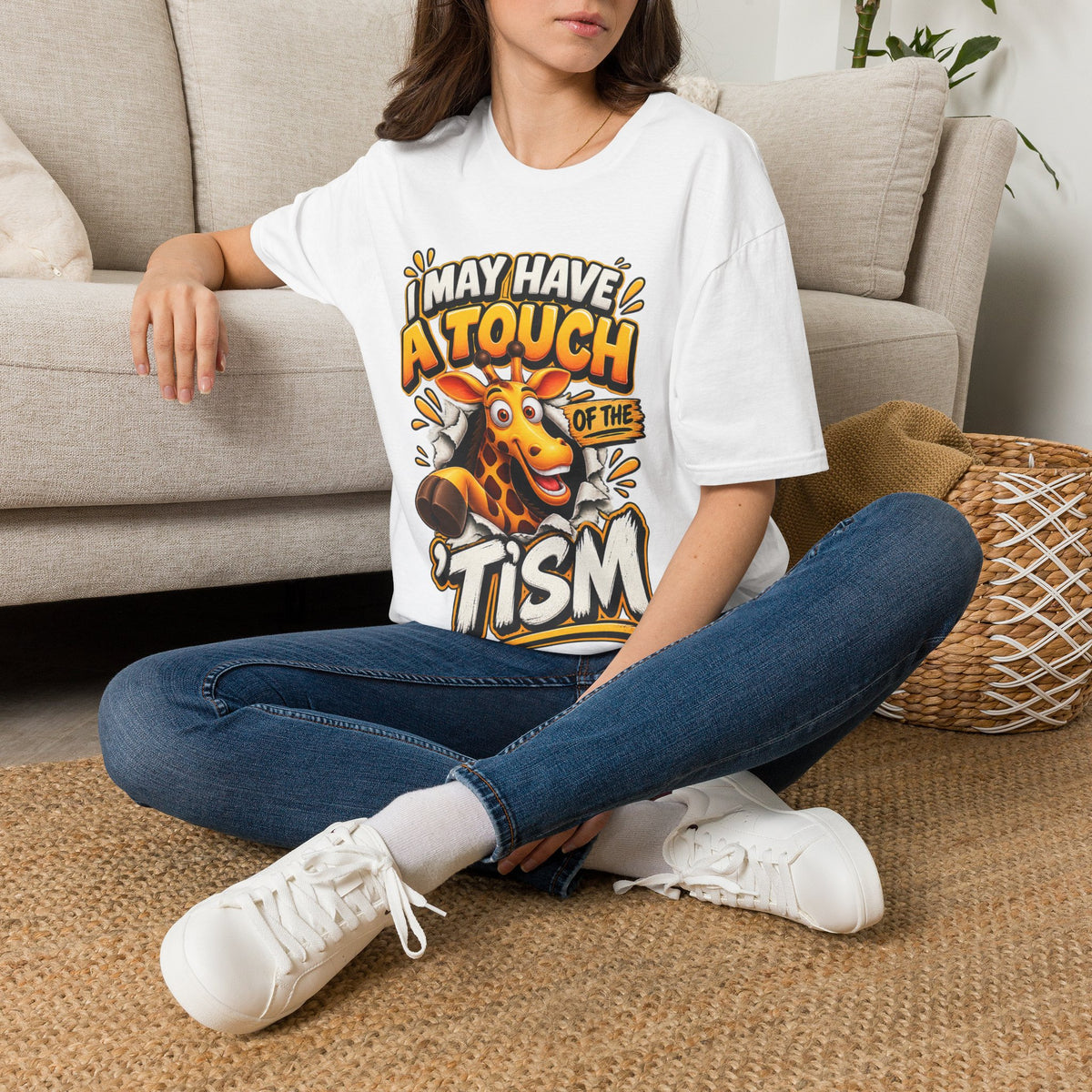I May Have A Touch Of The Giraffe-Graphic Adult T-Shirt