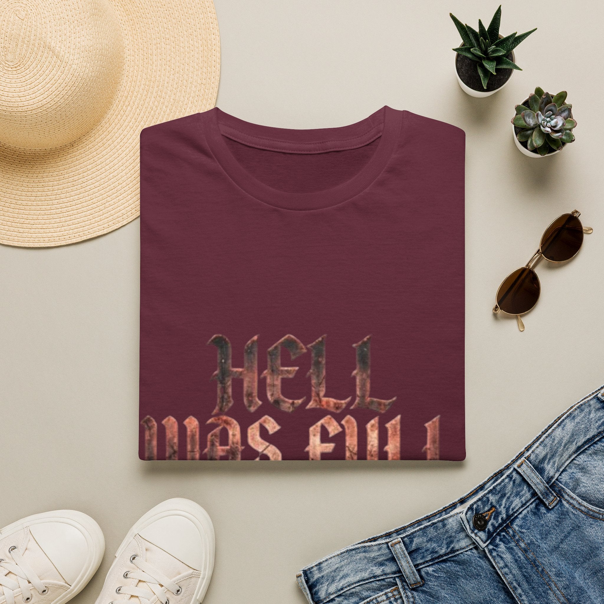Hell Was Full So I Came Back Adult T‑Shirt