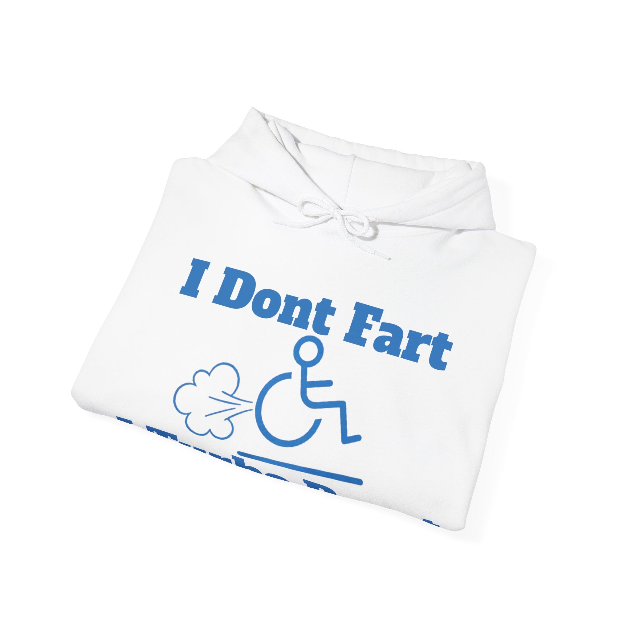 Adult Hoodie - "I Don't Fart, I Turbo Boost" Funny Wheelchair Pride Pullover