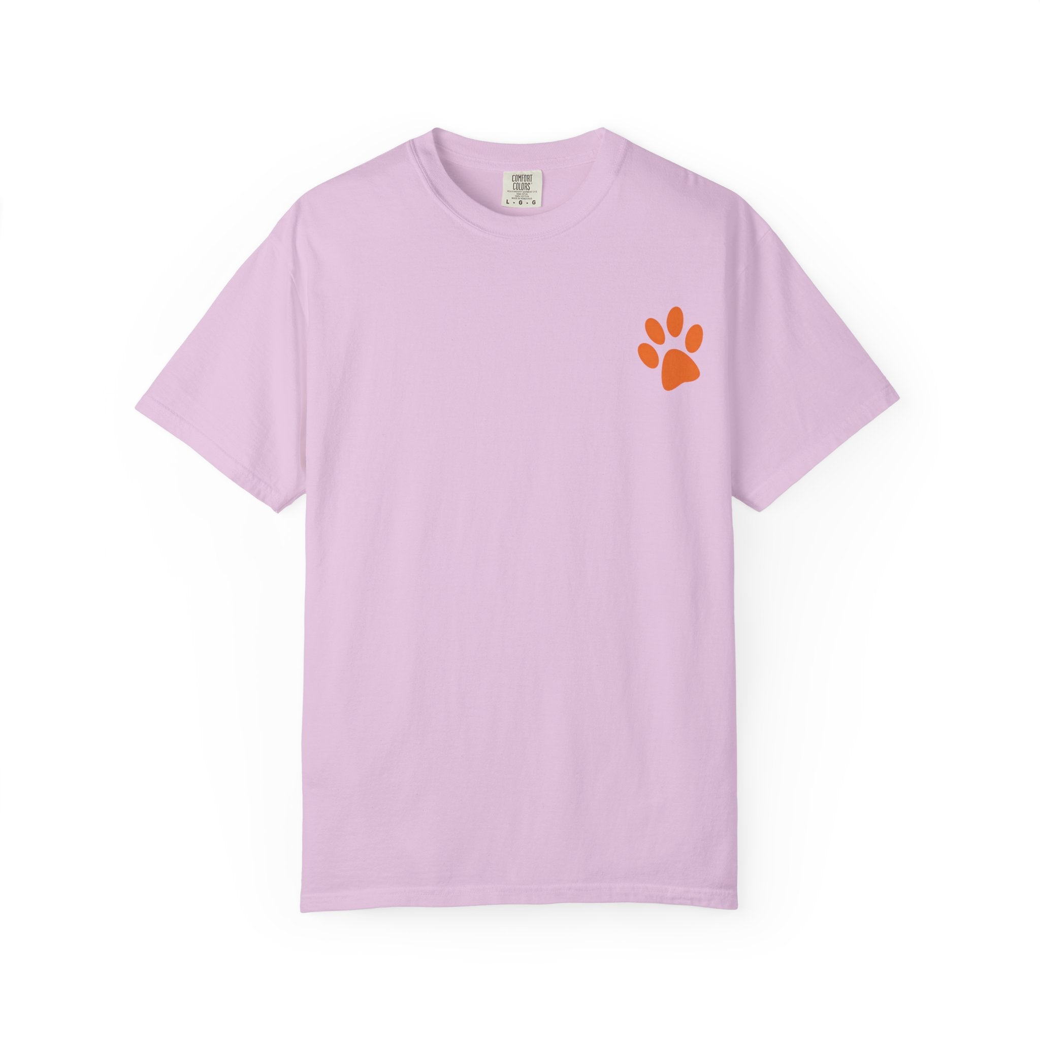 Bad Hair Day Puppy Adult T-Shirt | Paw Print Graphic