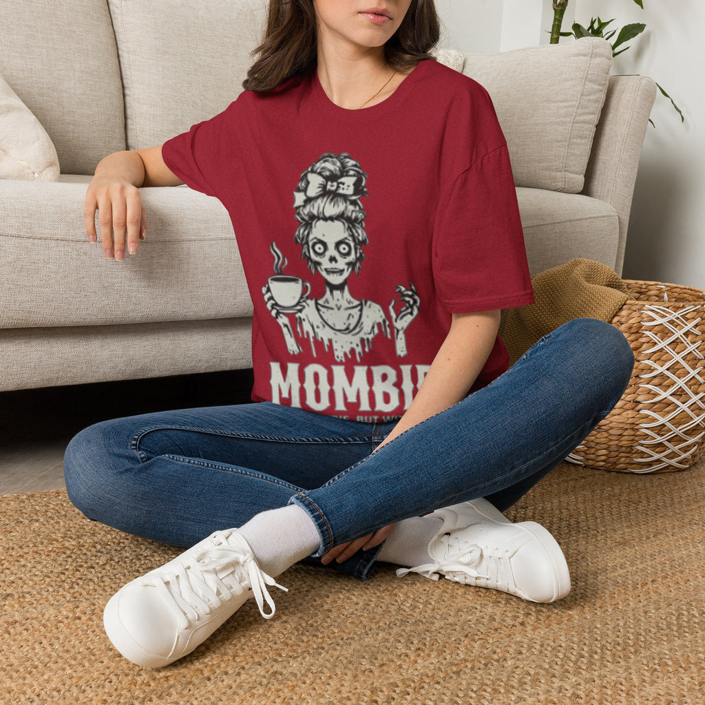 Mombie Adult T-Shirt — Cute Spooky Mom Graphic Tee ("Mommy")