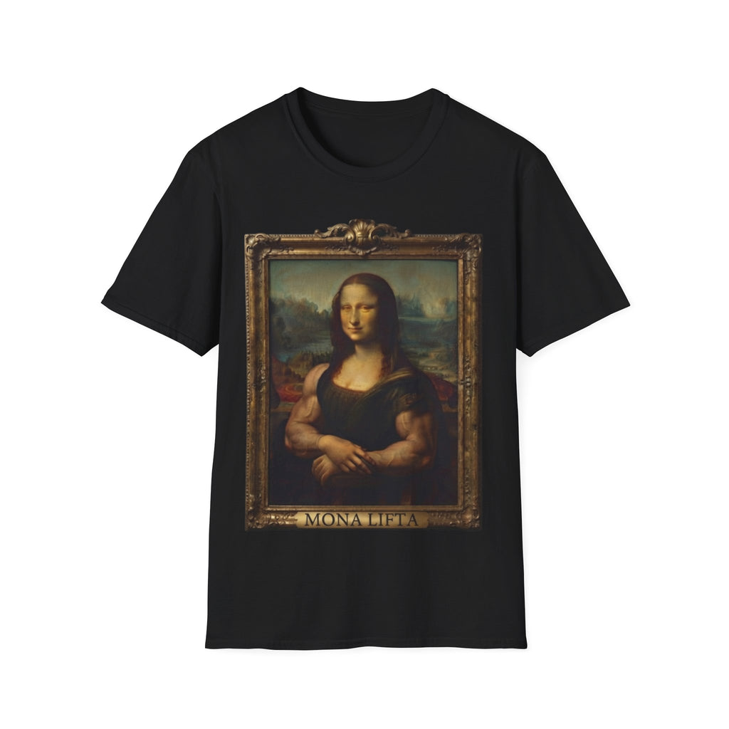 Mona Lisa Portrait Adult T-Shirt — Classic Renaissance Art Tee