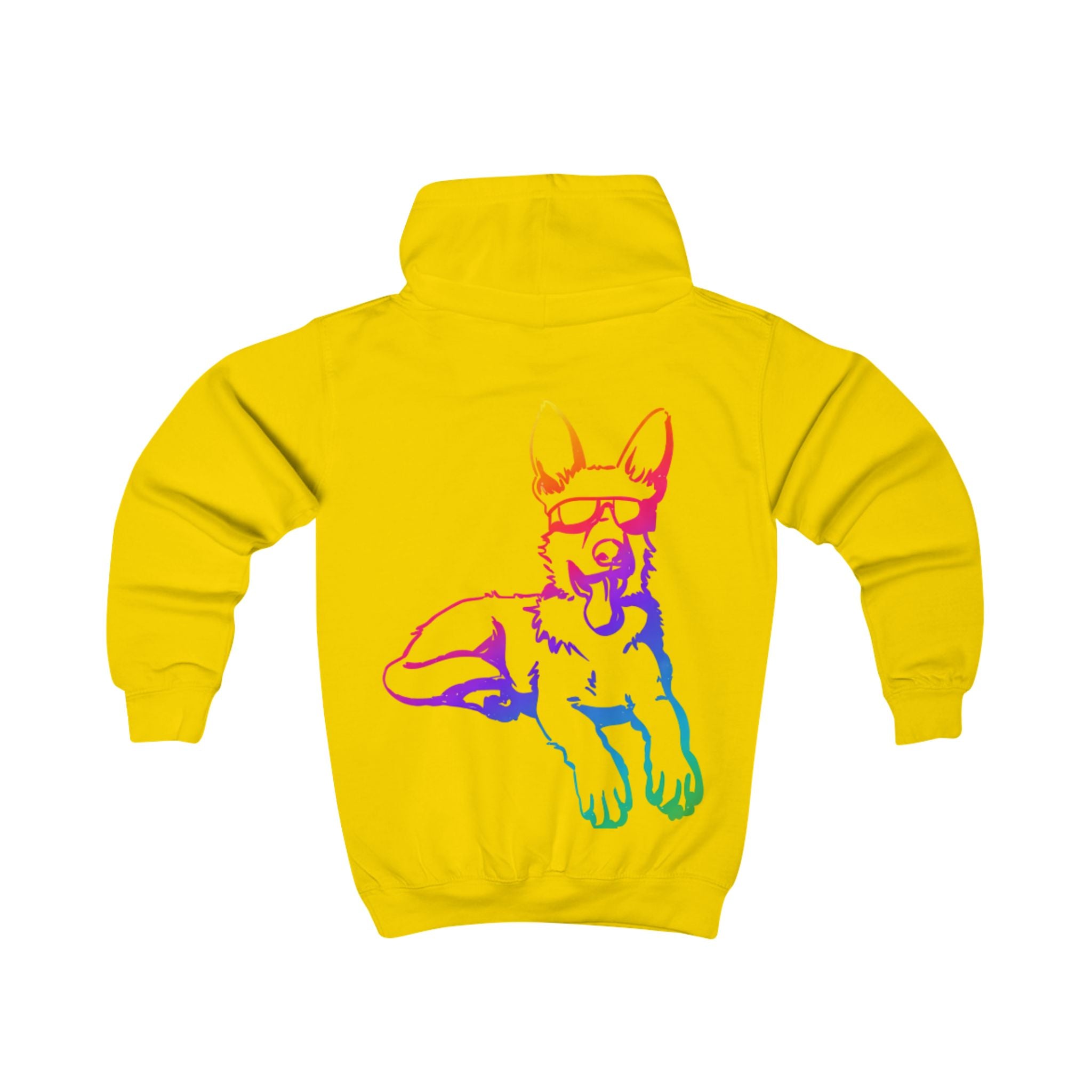 Rainbow Neon German Shepherd Hoodie / Kids Hoodie