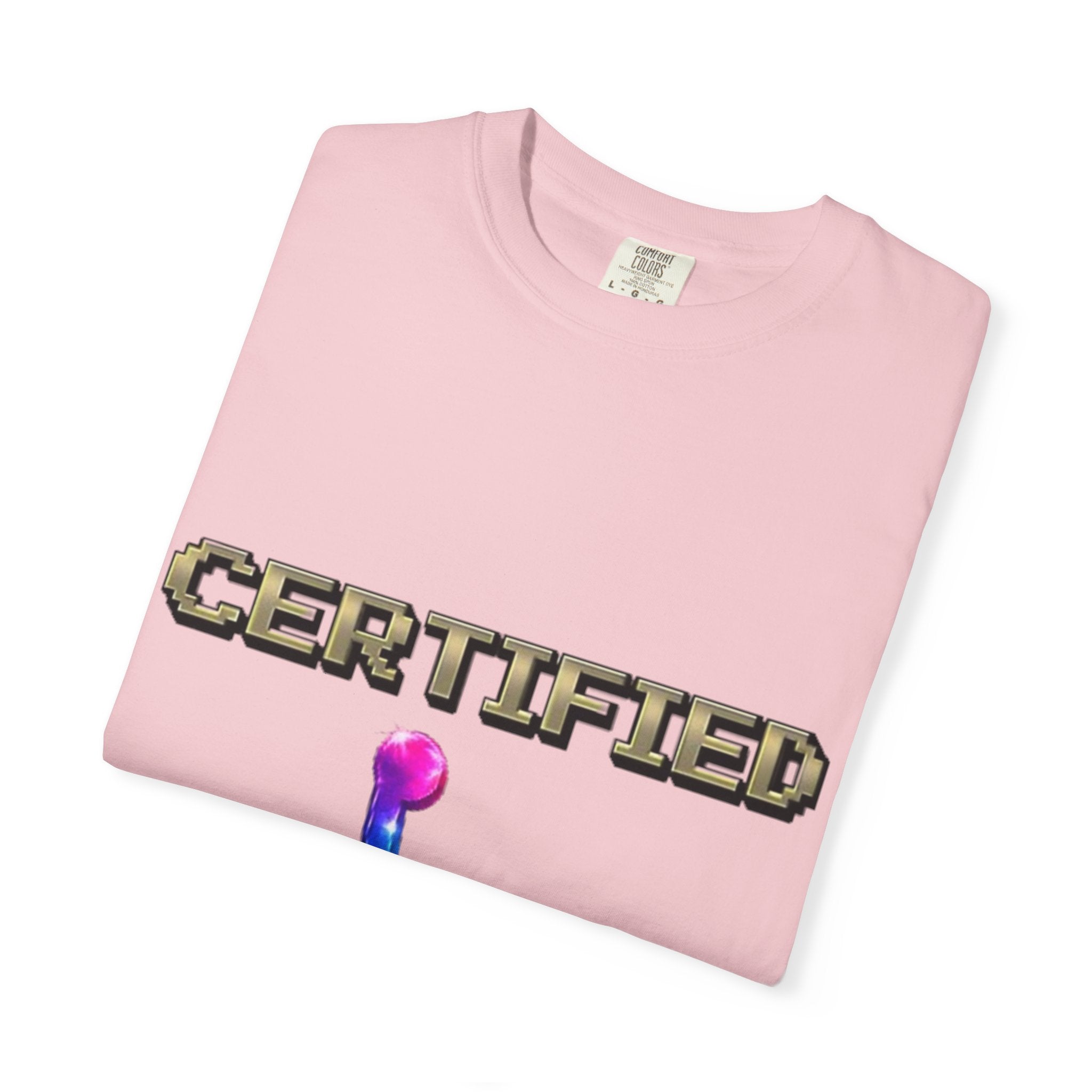 Certified Stunt Man T-Shirt — Rainbow Wheelchair Adult Tee