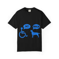 Disabled Veteran & Service Dog T-Shirt — "Sit / Walk" Graphic Tee