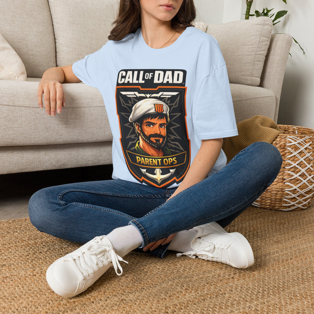 Call of Dad Adult T-Shirt — Parent Ops Gamer Dad Tee