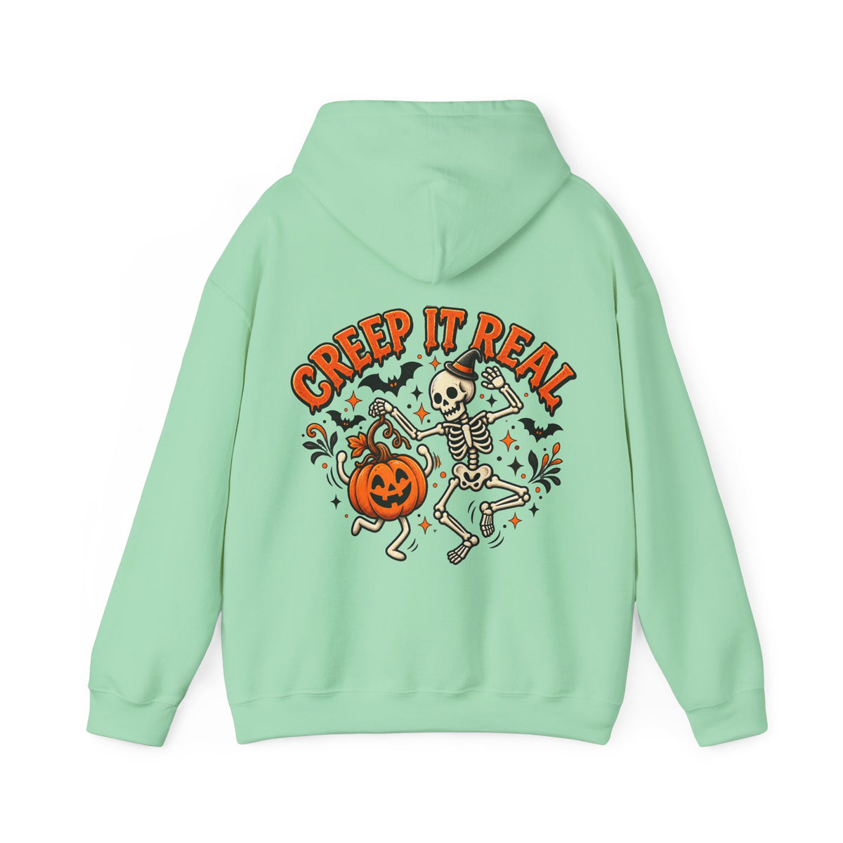 Halloween Skeleton 'Creep It Real' Adult Hoodie
