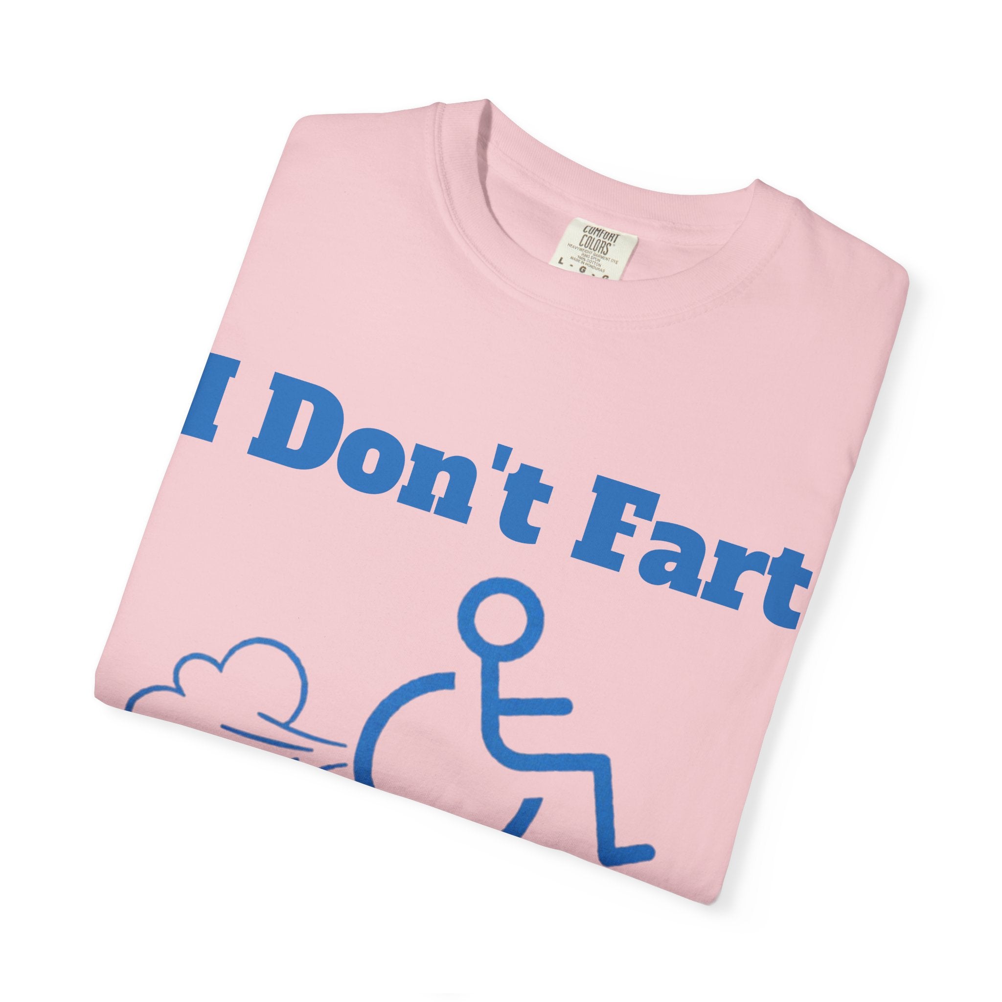 Graphic Adult T-shirt — "I Don't Fart I Turbo Boost" Wheelchair Humor Tee