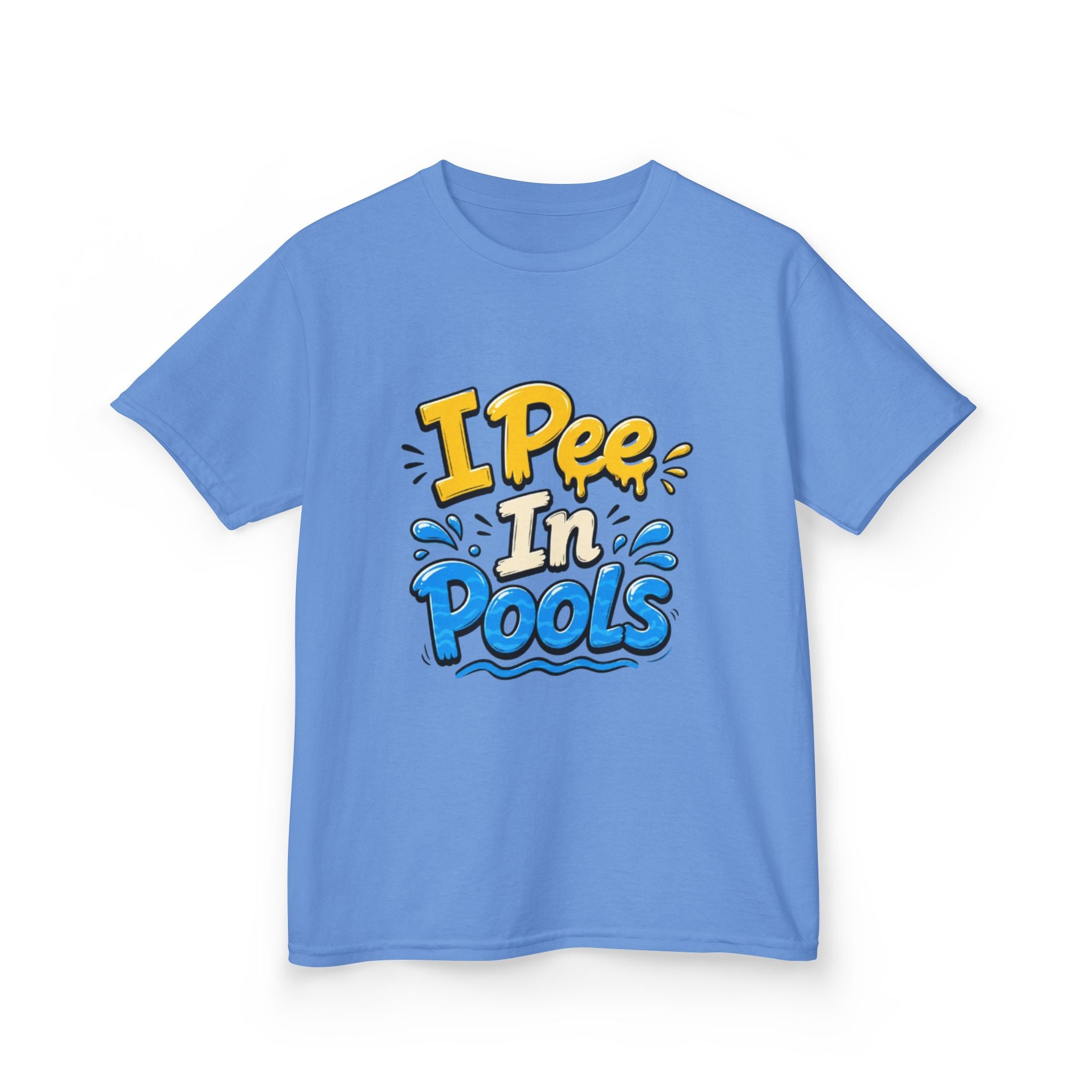 Kids Tee — "I Pee In Pools" Funny Summer Swim Shirt