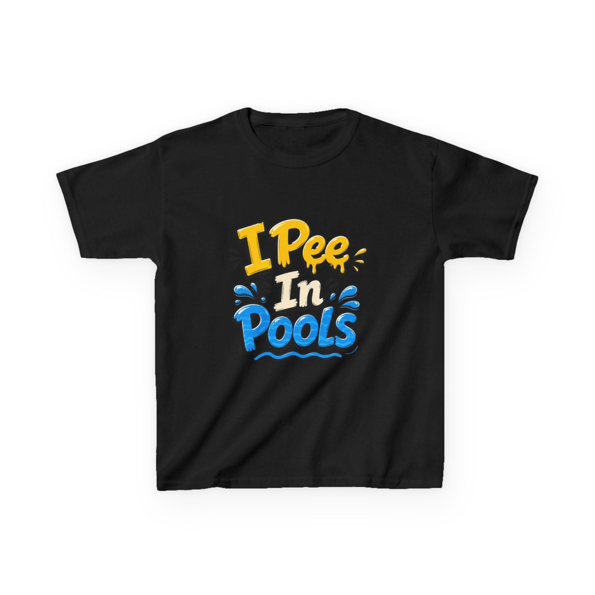 Kids Tee — "I Pee In Pools" Funny Summer Swim Shirt