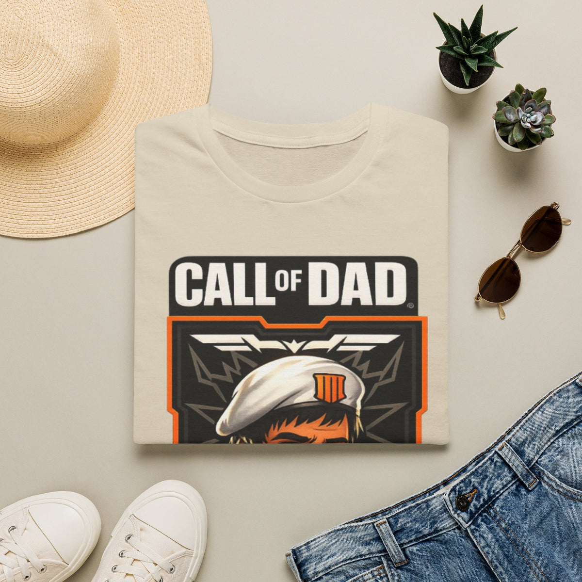 Call of Dad Adult T-Shirt — Parent Ops Gamer Dad Tee