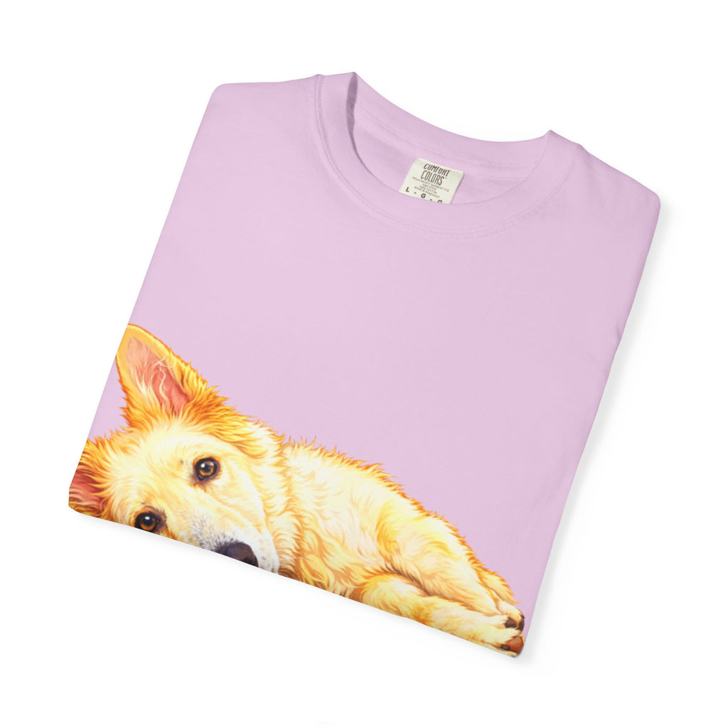 Dog Lover Adult T-Shirt — “Sorry I’m Late, I Saw a Dog” Graphic Tee