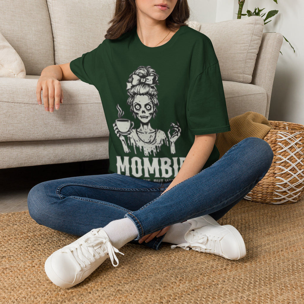 Mombie Adult T-Shirt — Cute Spooky Mom Graphic Tee ("Mommy")