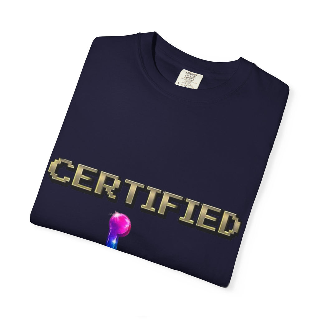 Certified Stunt Man T-Shirt — Rainbow Wheelchair Adult Tee