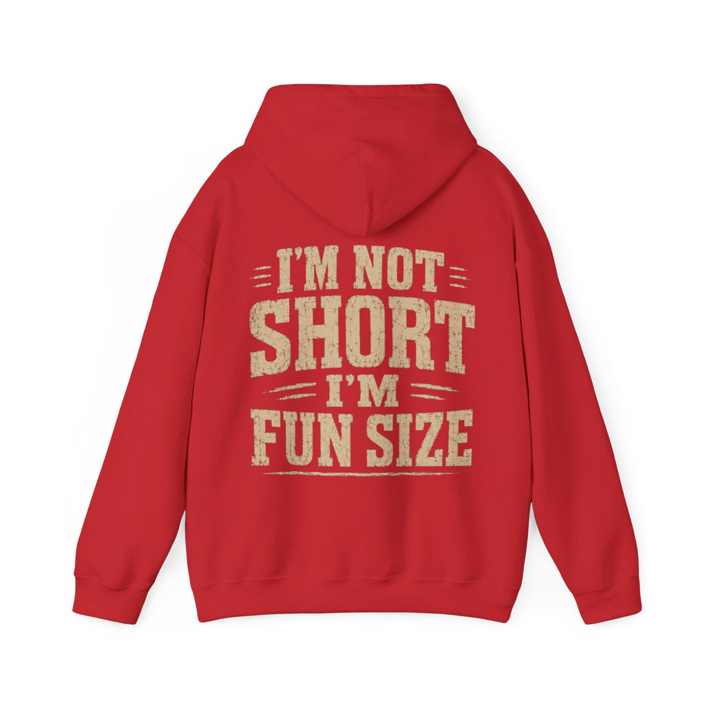 Adult Hoodie — “I’m Not Short I’m Fun Size” Funny Graphic Pullover