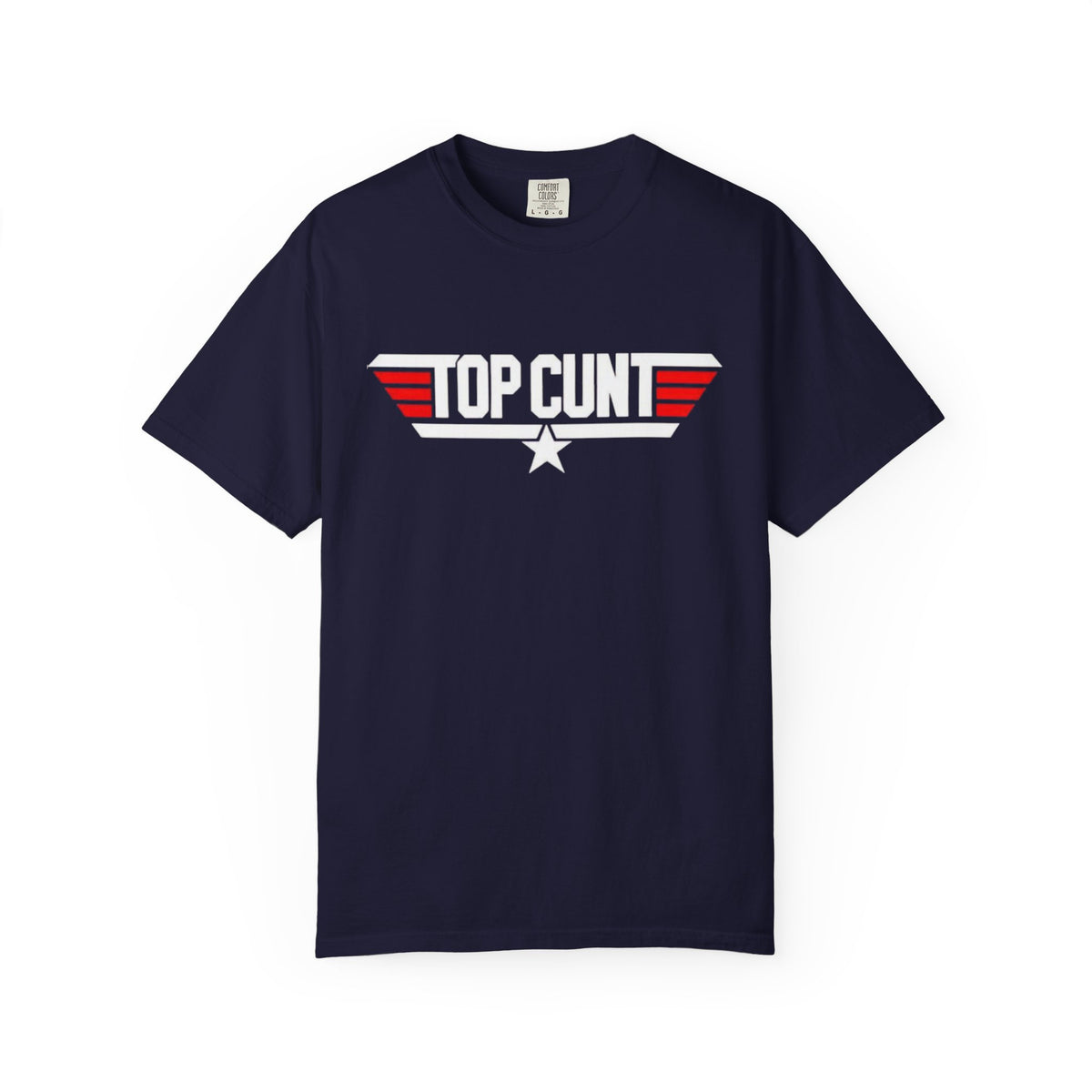 Top Cunt Graphic Adult T-Shirt — Retro Military-Inspired Statement Tee