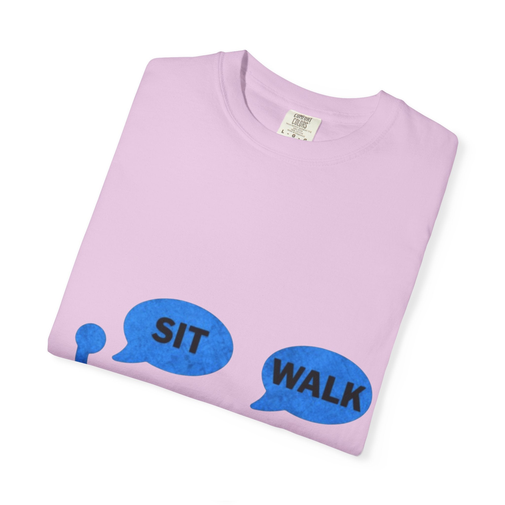 Disabled Veteran & Service Dog T-Shirt — "Sit / Walk" Graphic Tee