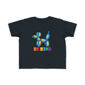 Rainbow Balloon Dog Be Kind Toddler Tee | Kids Positive Message Shirt