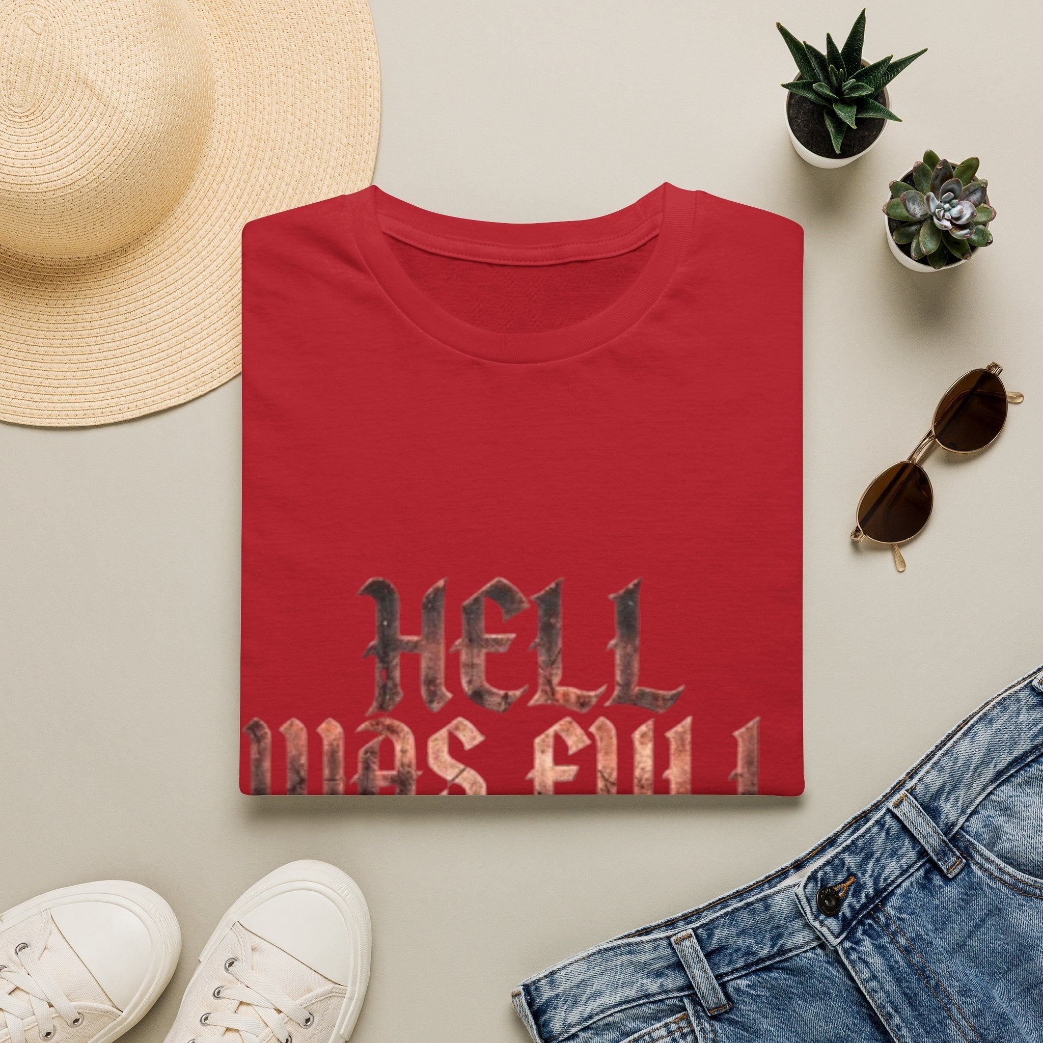 Hell Was Full So I Came Back Adult T‑Shirt