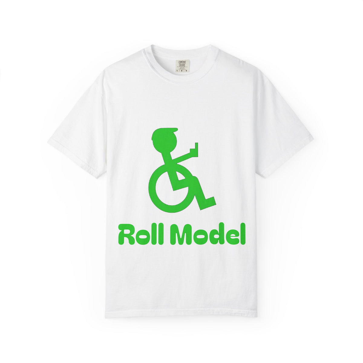 Roll Model Wheelchair Adult T-Shirt — Inclusive Disability Pride Tee