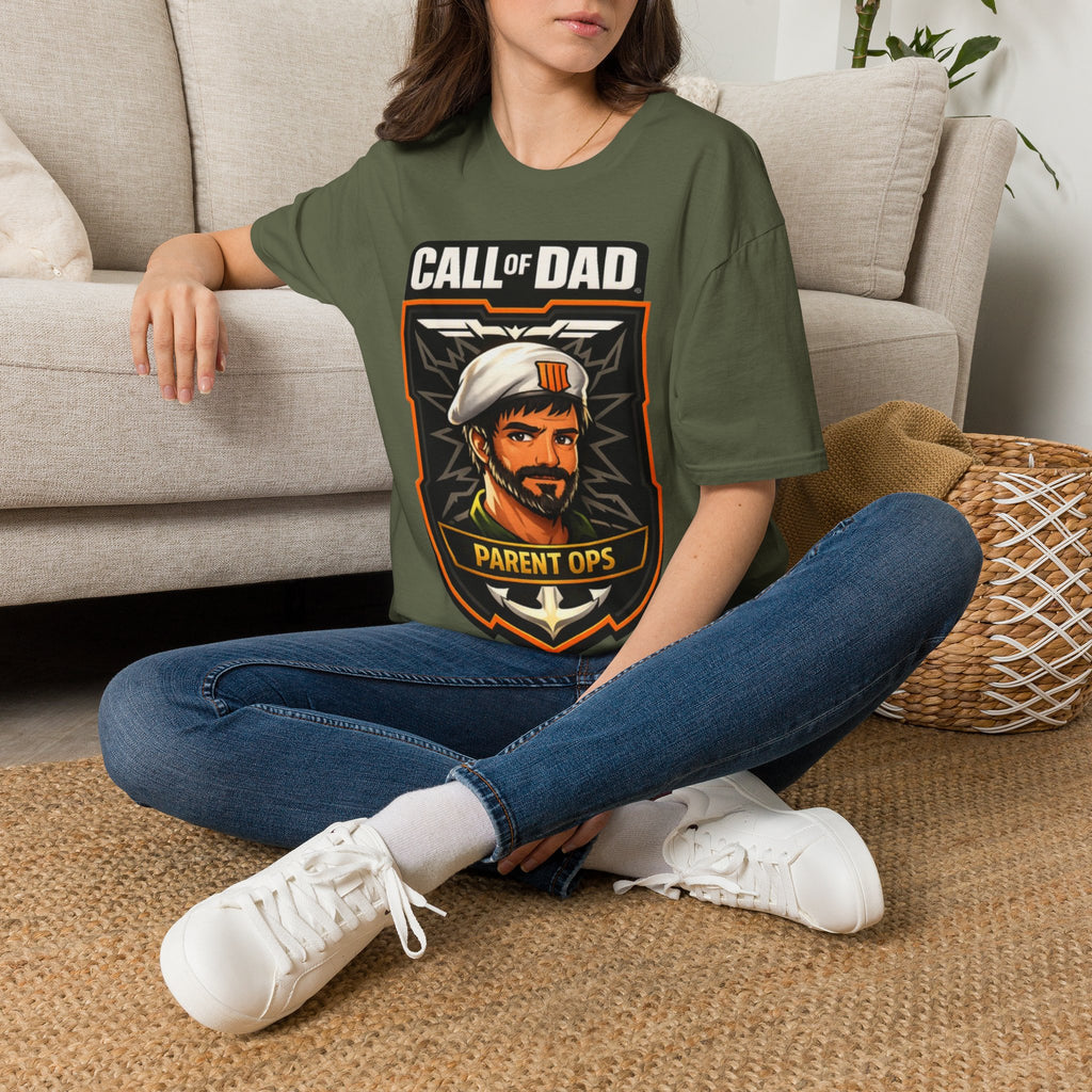 Call of Dad Adult T-Shirt — Parent Ops Gamer Dad Tee