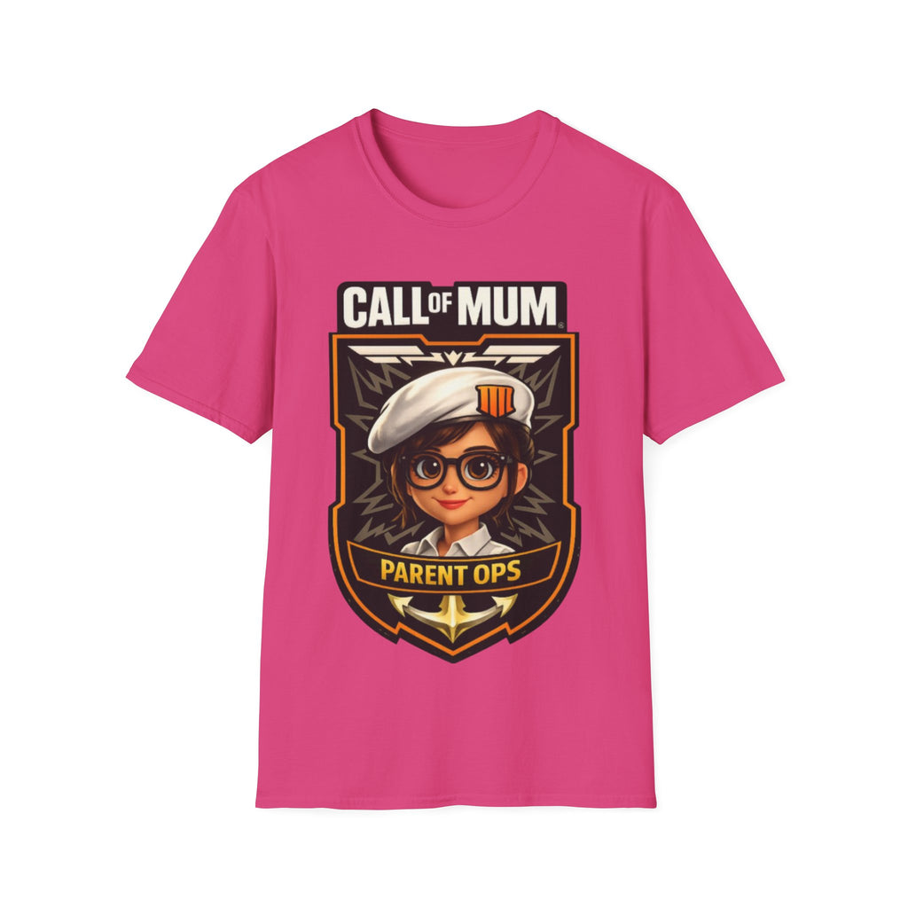 Call of Mum Adult T-Shirt — Gamer Mom "Parent Ops" Graphic Tee