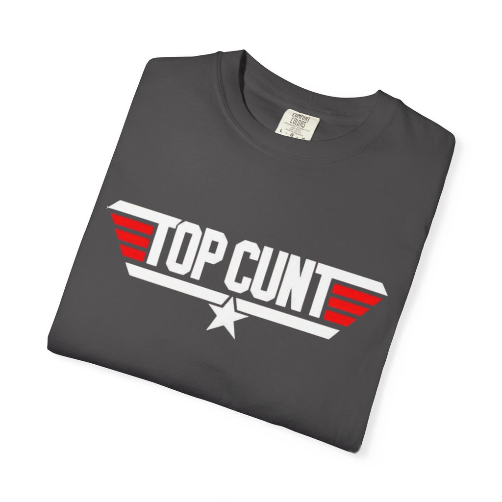 Top Cunt Graphic Adult T-Shirt — Retro Military-Inspired Statement Tee