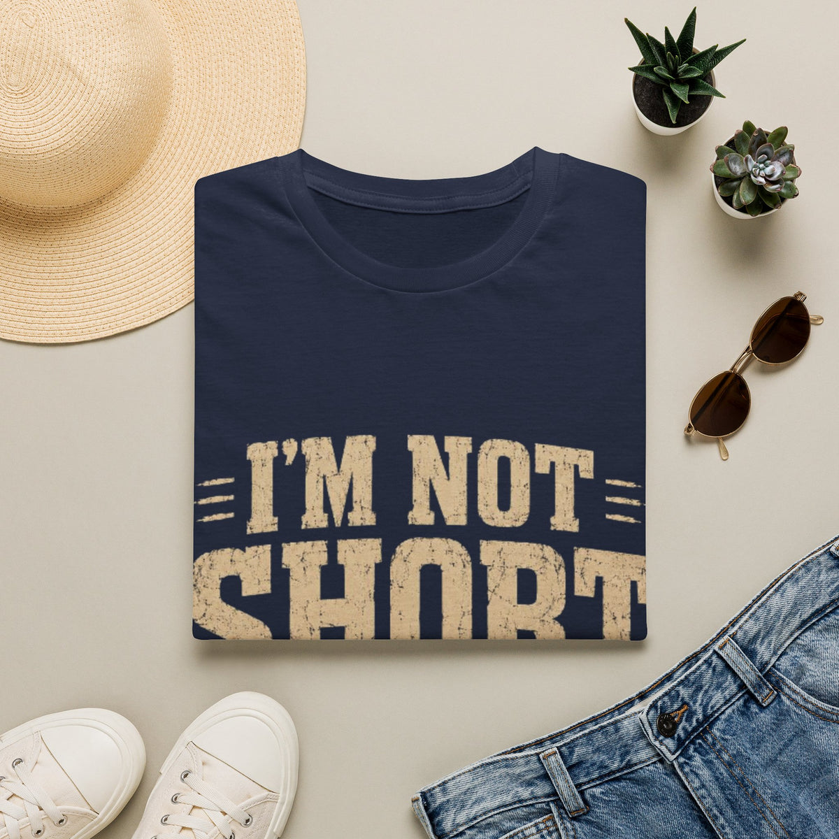 Adult T-Shirt — “I’m Not Short, I’m Fun Size” Funny Graphic Tee