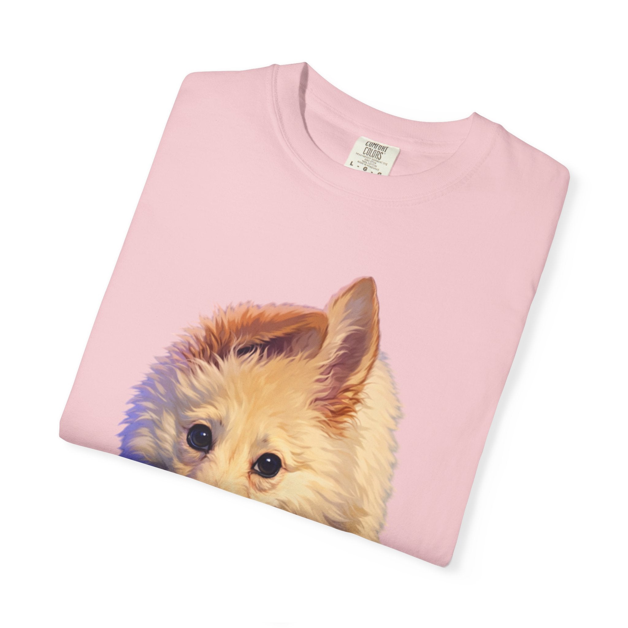 Tea Addict Puppy tee | Tyra Illustration Adult T-Shirt