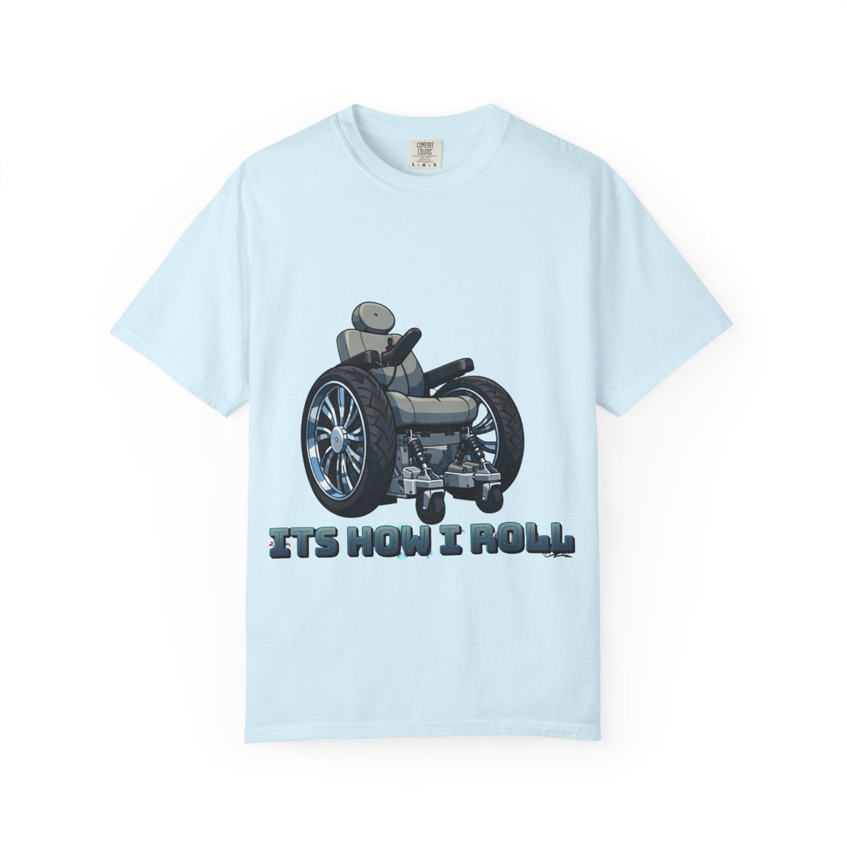 Adult T-Shirt — 'It's How I Roll' Wheelchair Graphic Tee