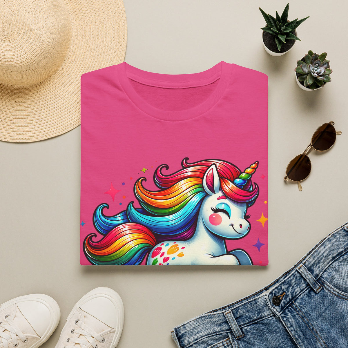Funny Unicorn Chaser Adult T-Shirt — Rainbow Magical Unicorn Tee