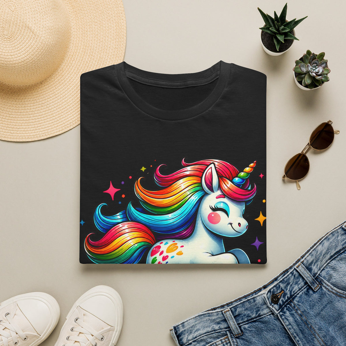 Funny Unicorn Chaser Adult T-Shirt — Rainbow Magical Unicorn Tee