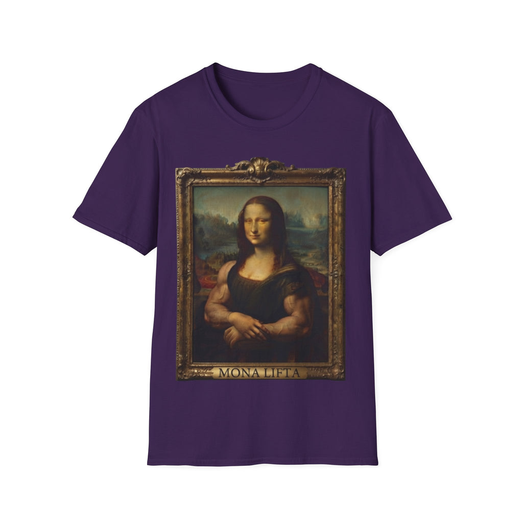 Mona Lisa Portrait Adult T-Shirt — Classic Renaissance Art Tee