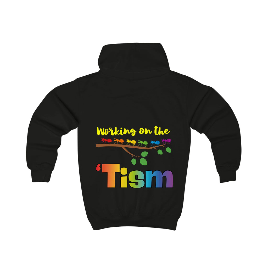 Working on the 'Tism Kids Hoodie | Autism Awareness Rainbow Design