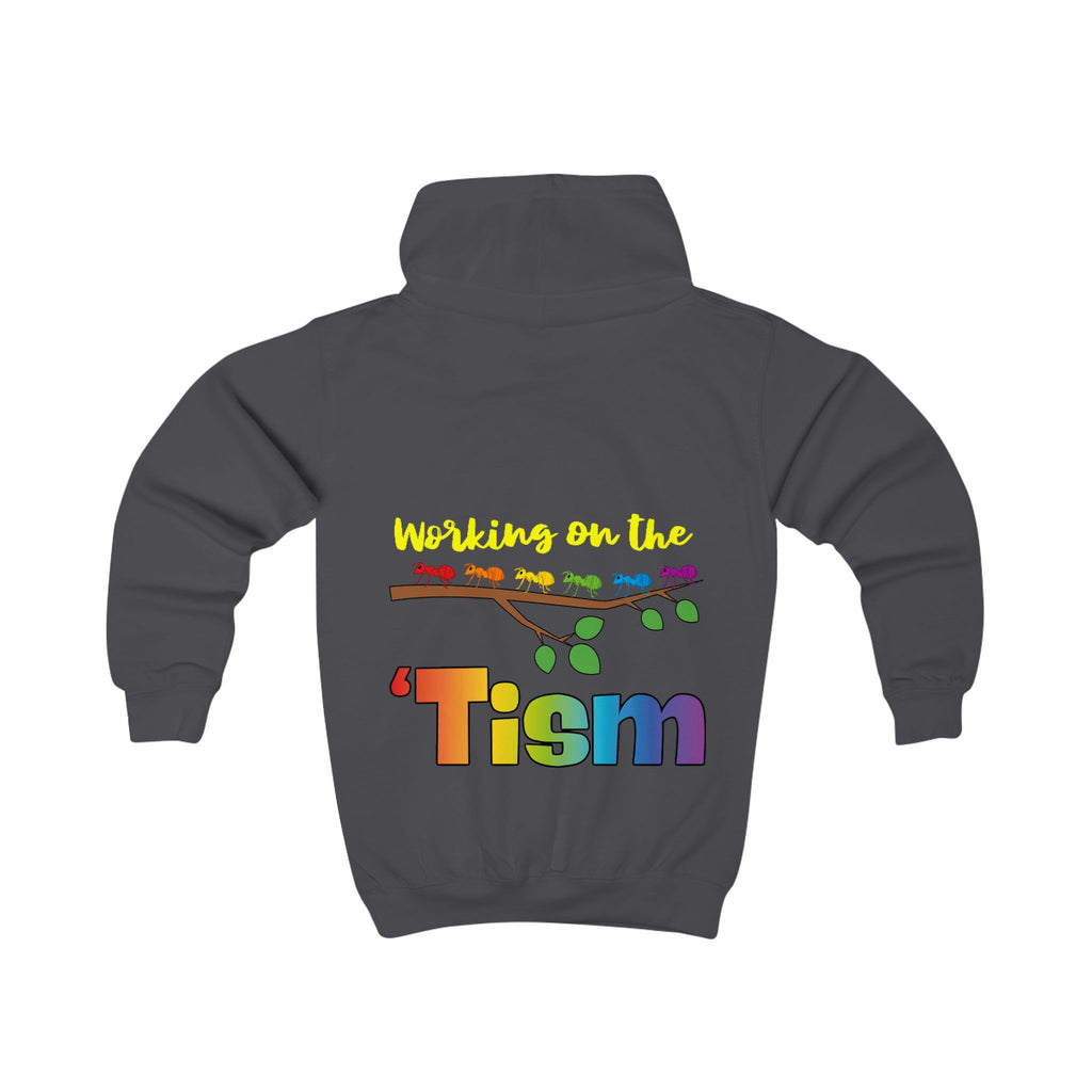 Working on the 'Tism Kids Hoodie | Autism Awareness Rainbow Design