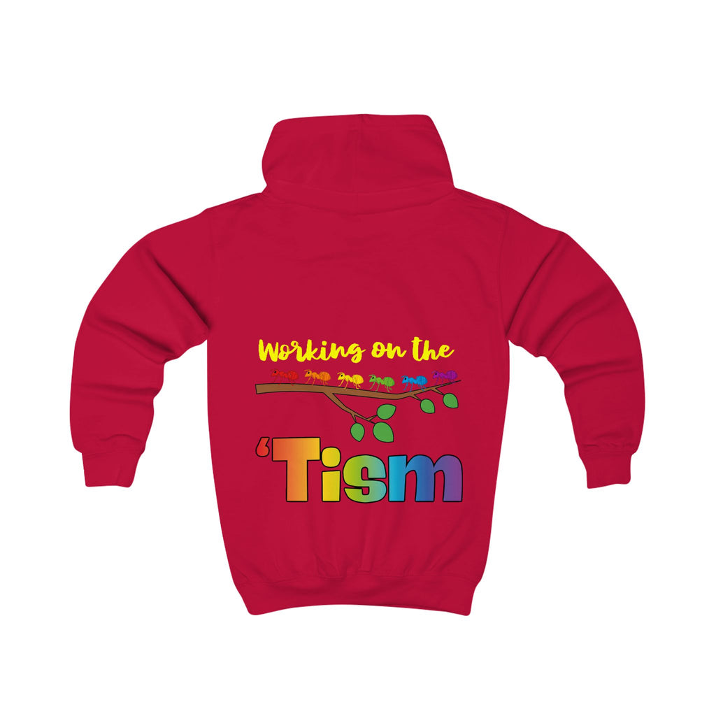Working on the 'Tism Kids Hoodie | Autism Awareness Rainbow Design