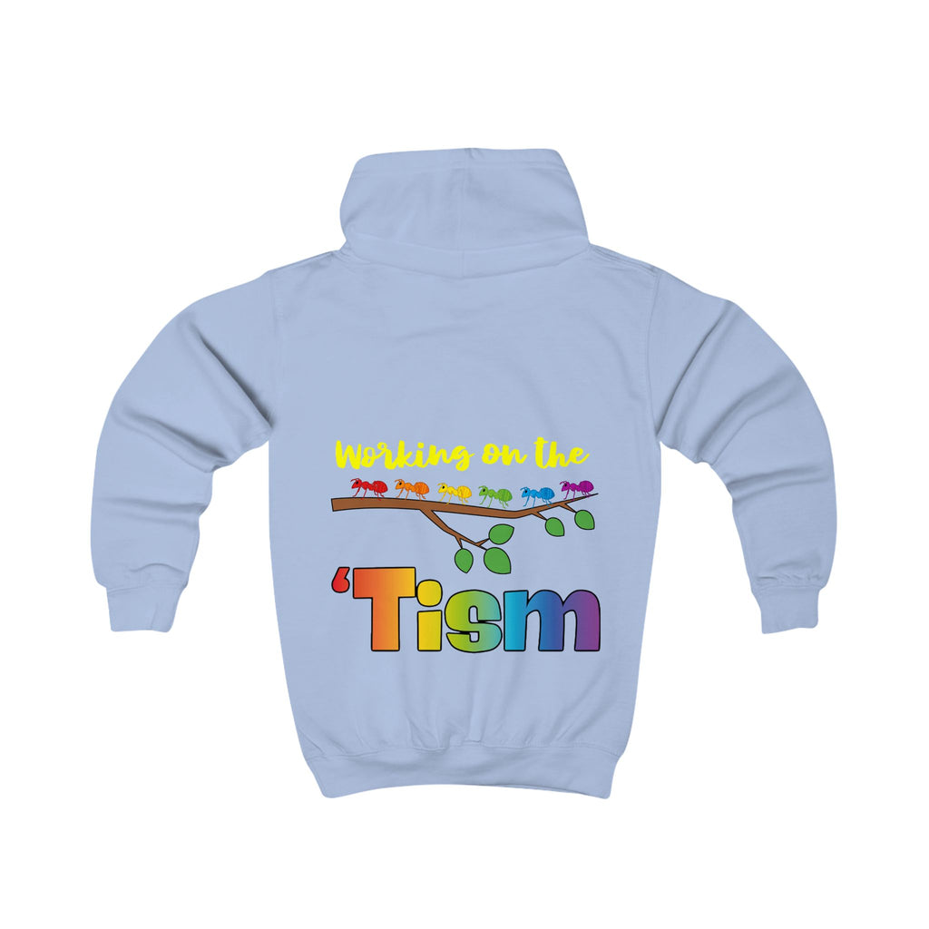 Working on the 'Tism Kids Hoodie | Autism Awareness Rainbow Design