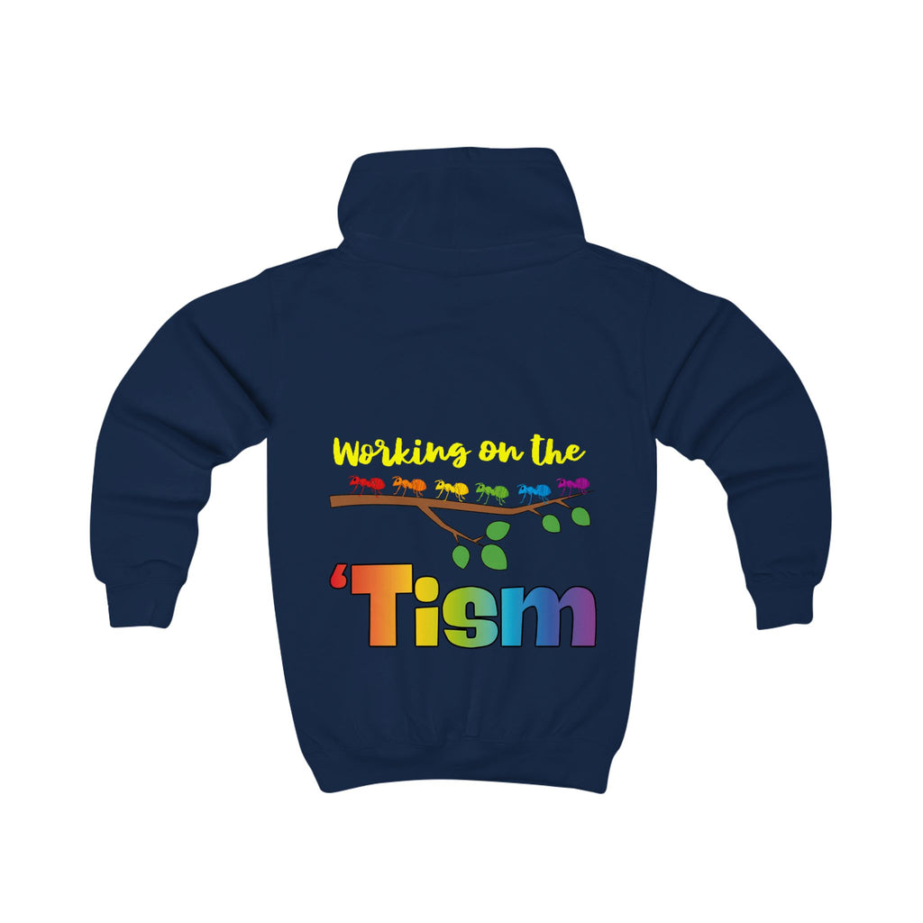 Working on the 'Tism Kids Hoodie | Autism Awareness Rainbow Design