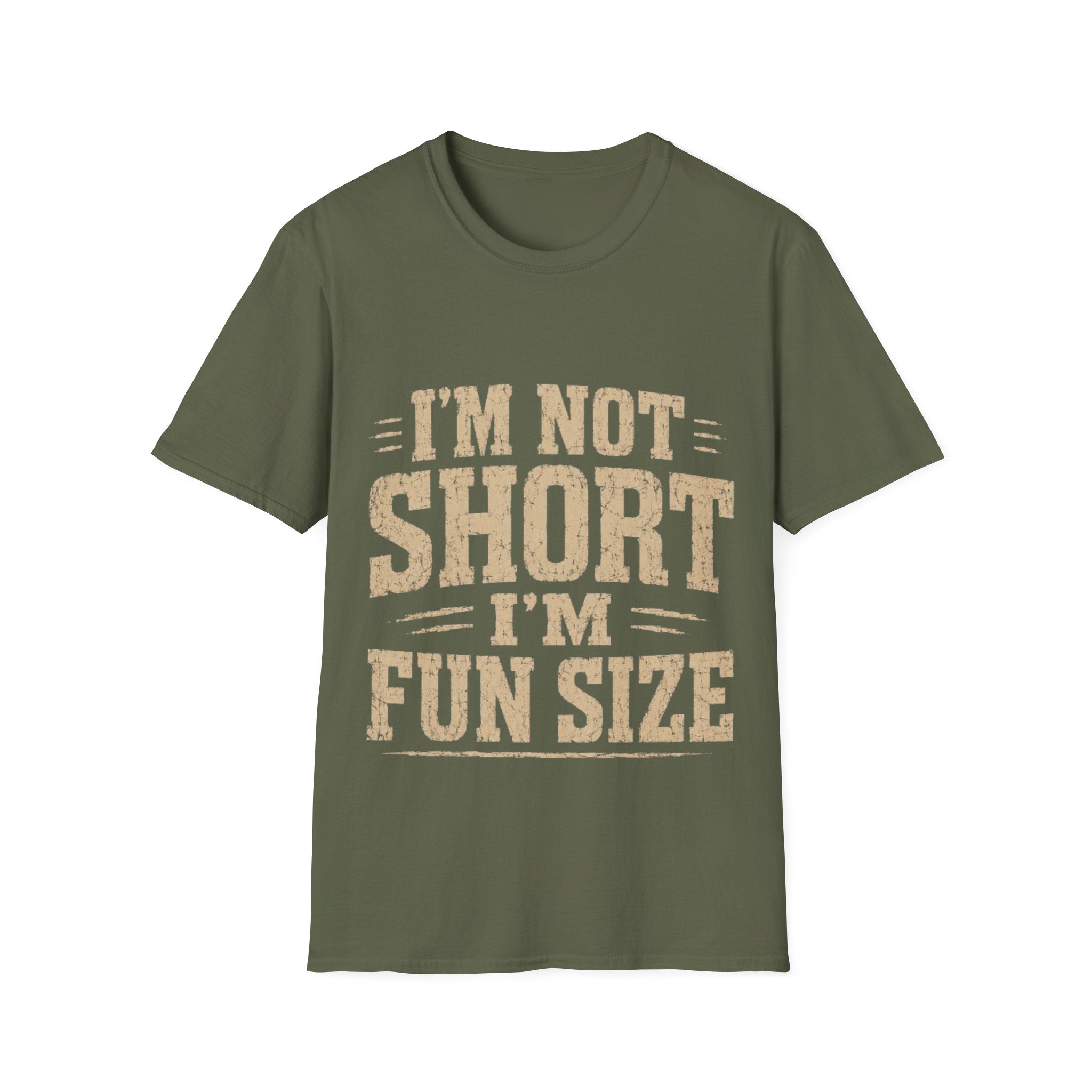 Adult T-Shirt — “I’m Not Short, I’m Fun Size” Funny Graphic Tee
