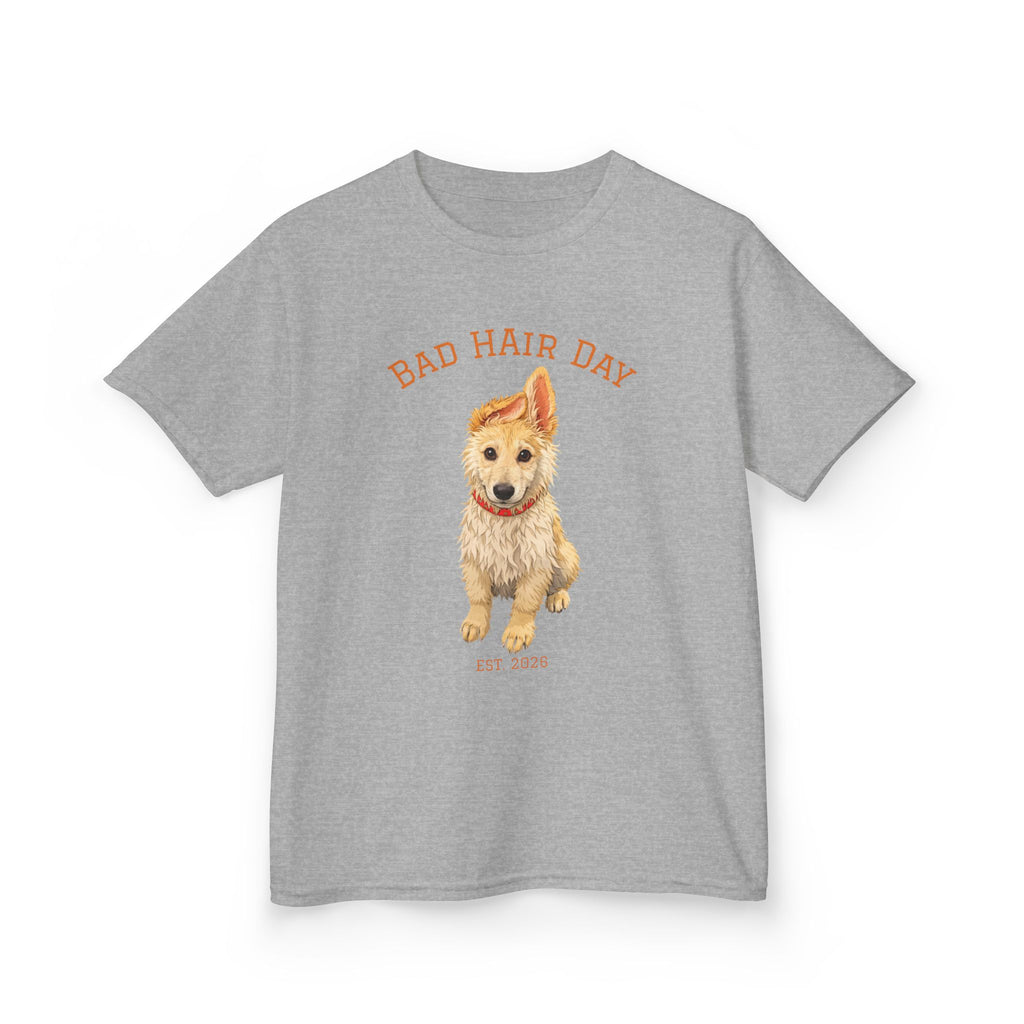 Bad Hair Day Puppy Tee | Tyra Illustration Kids T-Shirt