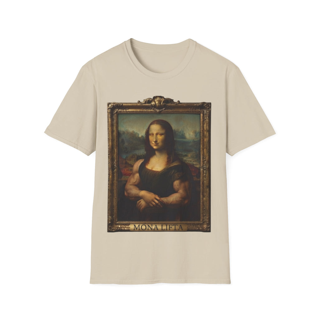 Mona Lisa Portrait Adult T-Shirt — Classic Renaissance Art Tee