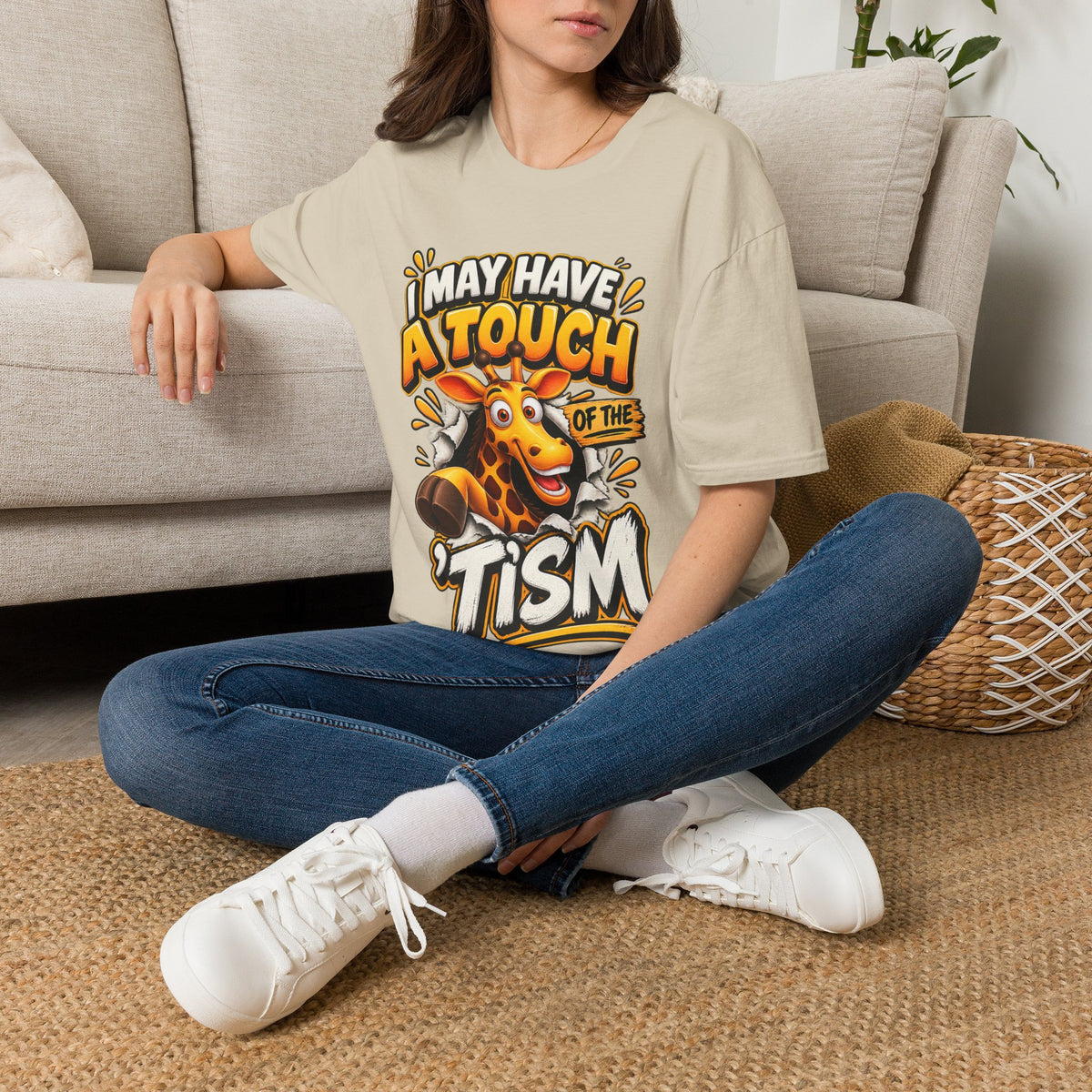 I May Have A Touch Of The Giraffe-Graphic Adult T-Shirt