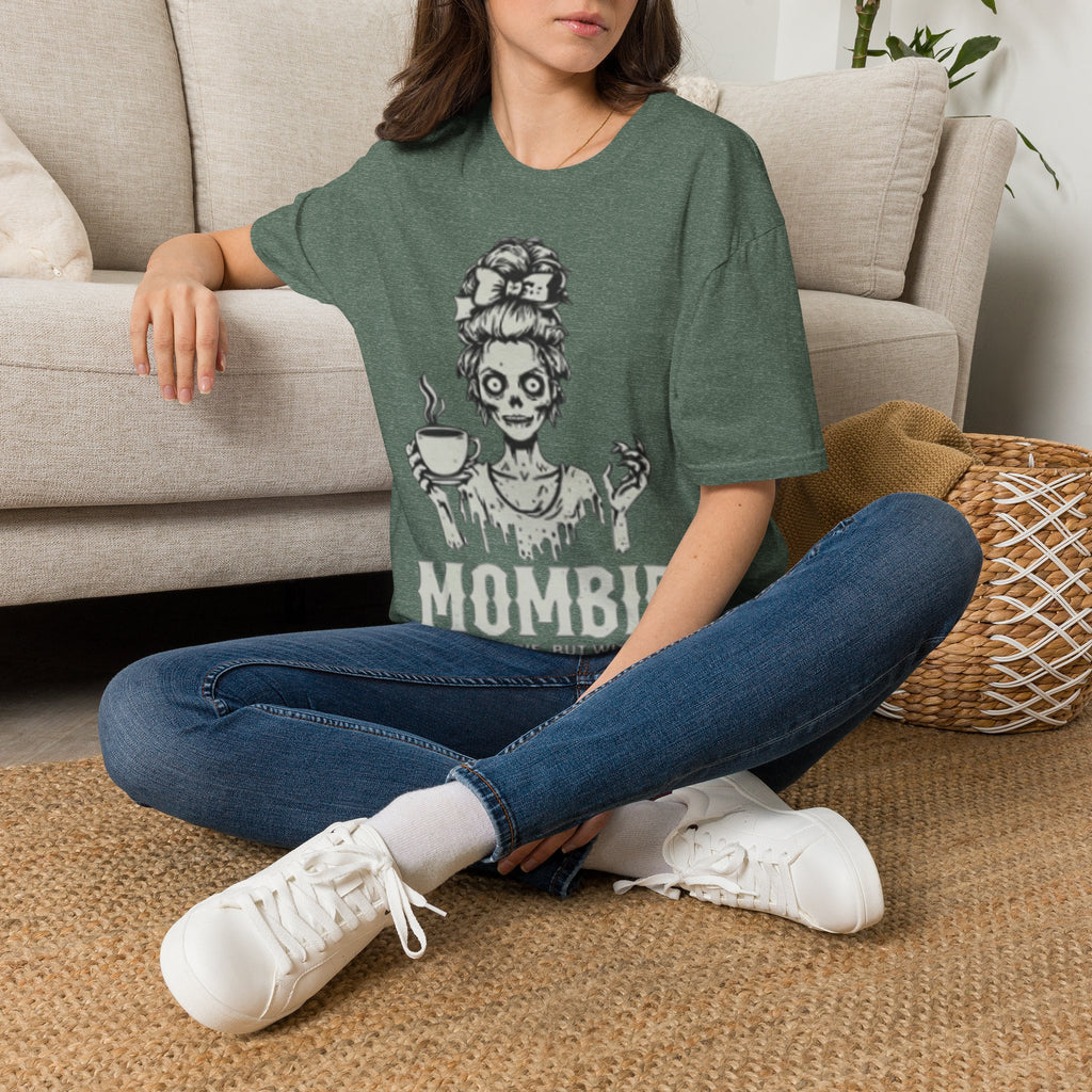 Mombie Adult T-Shirt — Cute Spooky Mom Graphic Tee ("Mommy")