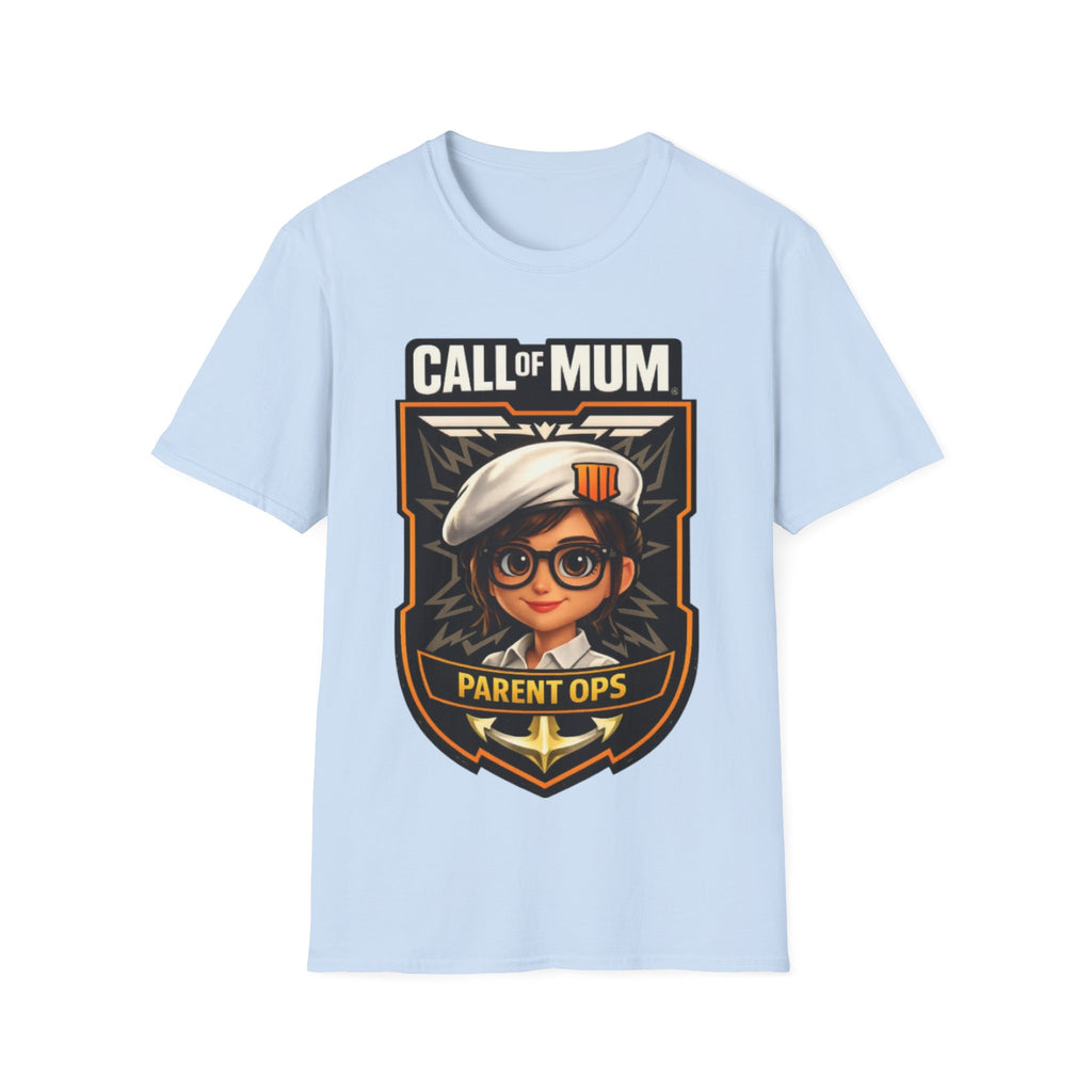Call of Mum Adult T-Shirt — Gamer Mom "Parent Ops" Graphic Tee