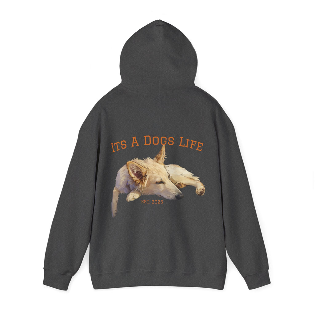 Sleeping Dog Illustration Adult Hoodie | "It's a Dog's Life" Graphic Hoodie