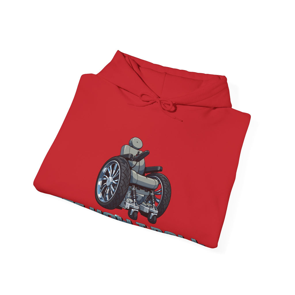Adult Hoodie — 'It's How I Roll' Wheelchair Pride Graphic Hoodie