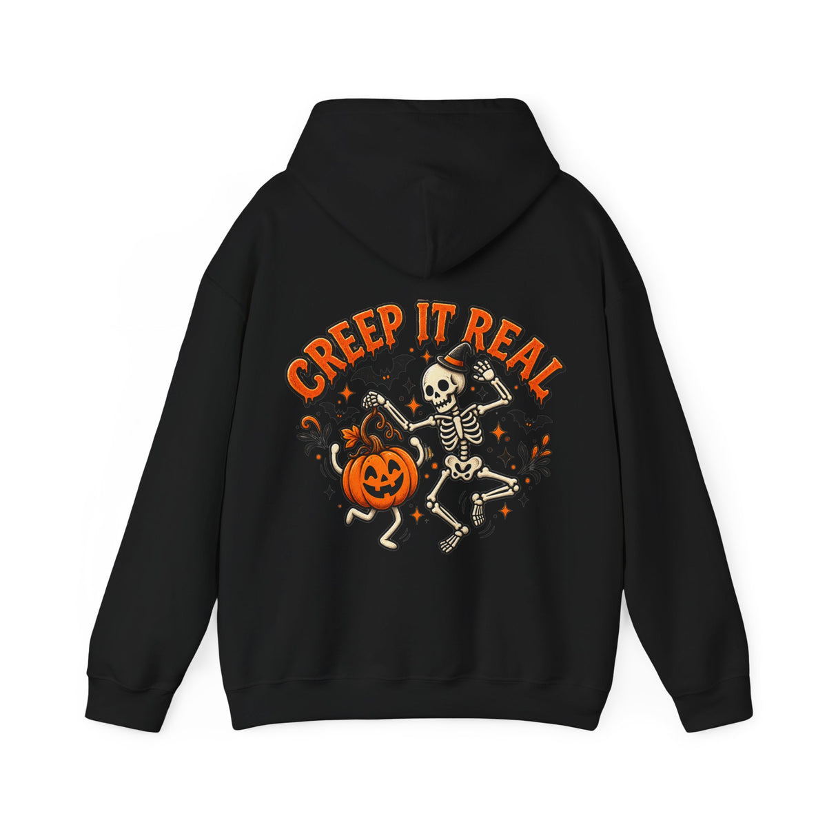 Halloween Skeleton 'Creep It Real' Adult Hoodie